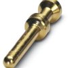Pin contact, 0.75-1.0 mm², AWG 18, crimp connection, gold-plated, 1674781