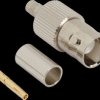 BNC jack 50 Ω, RG-58, RG-141, LMR-195, Belden 7806A, Belden 9311, crimp connection, straight, 000-36800-RFX