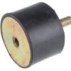 Podstawka antywibracyjna M12 średnica 70mm wysokość całkowita 50mm Cylinder męski-żeński