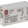Timer Relay Wciskane 24V dc DPDT 2-stykowy RS PRO DPDT 0.2 → 5min jednofunkcyjny