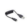 Przyłącze USB A - micro USB Spirala 0.6m