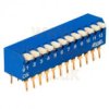 DIP switch, Piano key - 12-pole (EPG112A) - ECE