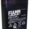 Uszczelniony akumulator kwasowo-ołowiow 3.8Ah Fiamm 66 x 33 x 125mm 6V