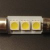 Żarówka LEDOWA 12V 10x36mm biała zimna 3 SMD 5050 eko
