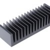 Radiator 50 x 160 x 40mm 1.3K/W Uniwersalny Prostokątny Alu