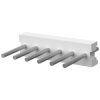Pin header, 6 pole, pitch 3.96 mm, straight, natural, 640384-6