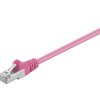 Kabel Patchcord CAT 5e SF/UTP RJ45/RJ45 1m purpurowy