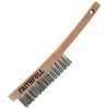 Faithfull FAI680S3F Heavy-Duty Stainless Steel Scratch Brush, 3 Row