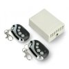 Zdalny sterownik 12V DC + piloty 433,92MHz - 2 kanały