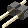 10120919 Pin header 2,54mm 1x2 H=12,6 straight