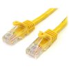 StarTech 45PAT2MYL Cat5e Snagless Patch Cable RJ45 Connectors 2m Yellow