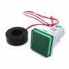 Kontrolka LED Volt+Amper+Hz ziel 22mm min.0,6A 150W, 60-500VAC miernik