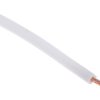 Przewód montażowy 1,5 mm² Biały RS PRO PVC TI3 16 AWG 1 kV DC, 600 V AC dł. 100m 30/0,25 mm 105°C BS6231