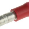 Konektor okrągły izolowany Męski Bez osłony rozmiar 1.6mm² średnica przelotu 4mm TE Connectivity Czerwony 165590