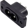 Złącze męskie IEC C8 złącze męskie do wbudowania poziomego Łączna ilość styków: 2 2.5 A czarny DB-14-T-7-S1 1 szt.