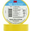 Taśma izolacyjna 19mm x 25m PVC Temflex 165 żółta 7100184819 /100szt./