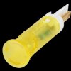 QS81XXY12 Indicator LED, 12 V DC, 8 mm, FASTON, yellow