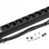 Listwa zasilająca RACK 19 1U 9 gniazd z wyłącznikiem 1,8m