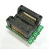 Adapter uniwersalny SOIC28 / SOP28 / SO28 (R=1,27mm / W=300mils) --> PDIP28 / DIL28 (R=2,54mm / W=300mils) open top ZIF