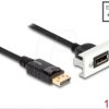 81387 Easy 45 DisplayPort module, 8K 30 Hz, 22.5 x 45 mm