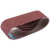 Draper 09239 Cloth Sanding Belt, 75 x 533mm, 80 Grit (Pack of 5)