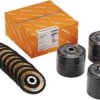 Rhodius 208408 LSZ F2 VALUE PACK Tarcza lamelkowa Wielkość ziarna 40 stal nierdzewna, stal 40 szt.