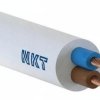 Przewód elektryczny linka H03VV-F OMY 2x0,75mm2 300V NKT biały 100m