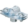 Spacer clamp, closed, max. bundle Ø 8 mm, steel, galvanized, silver, (L x W) 35 x 18 mm, 1362408