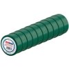 Taśma izolacyjna elektroizolacyjna PVC 19mmx9m zielona HOROZ 10szt.
