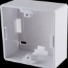 BS08-50406 Keystone surface mount box, white