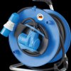 12274 Camping appliance cable reel with angled coupling and powerlight