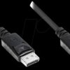 4810-030 Cable DisplayPort 1.2, black, 3m