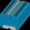 3002876 PTFIX distributor block, 18x1.5, blue