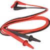 Przewody pomiarowe TL76 długość przewodu 1.5 m Fluke CAT III, CAT IV Złącze bananowe, Z osłoną 4 mm Zestaw przewodów