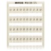 WAGO 209-574 WSB Quick Marker Horizontal (L1) 100ea White