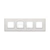 Ramka ozdobna Eikon Evo, 2+2+2+2M, Silver, 21669.07.01