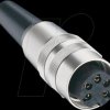 KV 30 Coupling, KV 30, round connector, straight, IP40, 3-pin