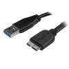 StarTech.com USB3AUB2MS Slim Micro USB 3.0 Cable - M/M - 2m (6ft)
