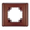 Kompletna ramka uniwersalna pojedyncza brązowy metalik 9FR-1