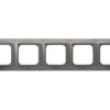 IMPRESJA METALIK Ramka 5 pięciokrotna do wyłączników IP44 tytan RH-5Y/23 OSPEL