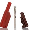 Adapter z wtykiem bananowym Męski Połączenie lutowane typ Wtyk bananowy Czerwony 32A Schutzinger rozmiar 4 mm