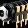 MZT-223G MONACOR 6.3-mm stereo panel jack, gold-plated