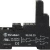 Finder 95.95.30 Gniazdo przekaźnika Pasuje do przekaźników serii: Finder serii 40 Finder 40.51, Finder 40.52, Finder 40.