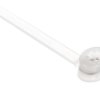Opaska kablowa 100x2,5 biała 2-LOCK zęby stalowe BMTB1025 /100szt./