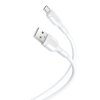 Kabel USB-microUSB 2,1A biały 1m NB212 T-90660 GSM117362 XO
