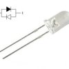 L517EGW dioda LED 5mm, dwukolorowa czerwono - zielona, bipolarna
