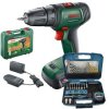 [ZESTAW PROMOCYJNY] Wiertarko-wkrętarka Bosch 18V 1,5Ah + Zestaw wierteł Erbauer 100 sztuk