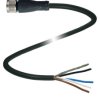 Pepperl+Fuchs 240004-100017 Złącze konfekcjonowane czujnika/aktuatora V1-G-BK2M-PUR-O1S, piny: 4, 2 m, 1 szt.