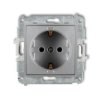 Icon Mechanizm Gniazda Pojedynczego Z Uziemieniem Schuko 2P+Z (Przesłony...