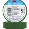 Taśma izolacyjna Zielony szerokość: 15mm grubość: 0.152mm długość: 10m Winyl 3M